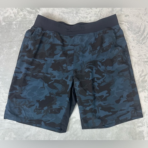 lululemon athletica Other - Lululemon T.H.E. Short Linerless 9” Mens Large Incognito Camo Blue Multi Updated